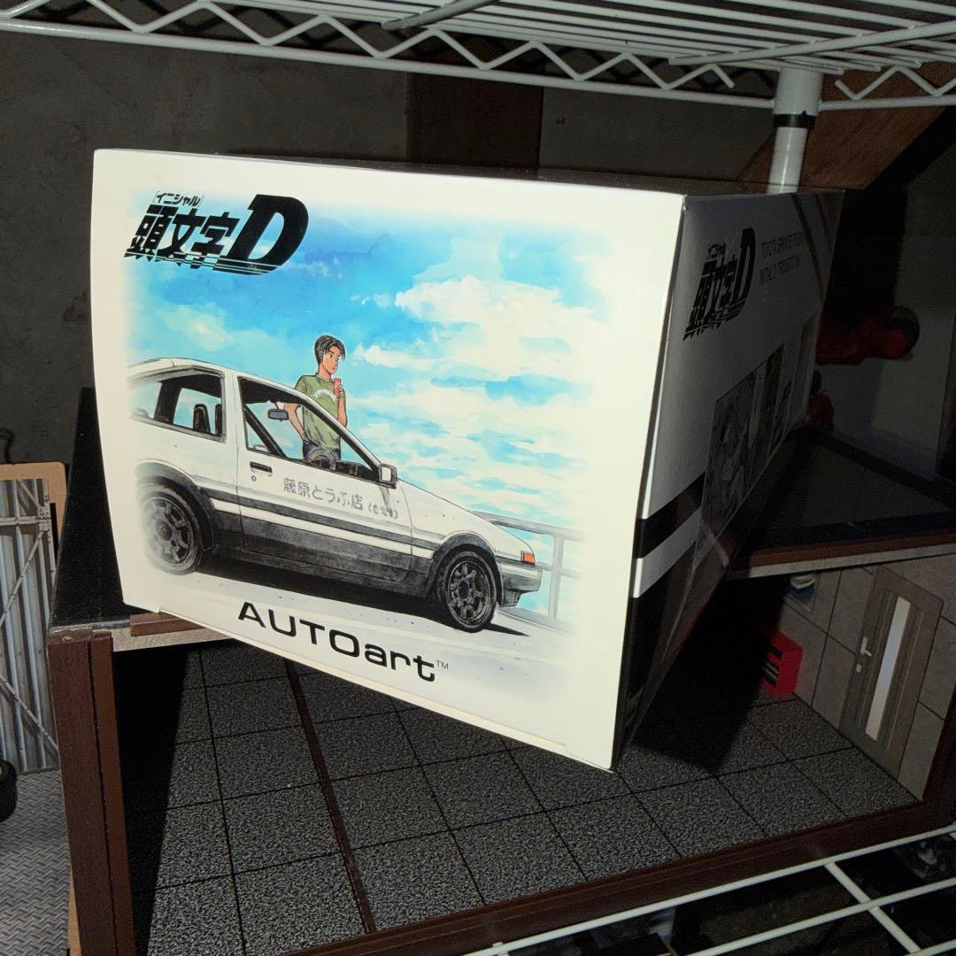 オートアート AE86 1/18　頭文字D