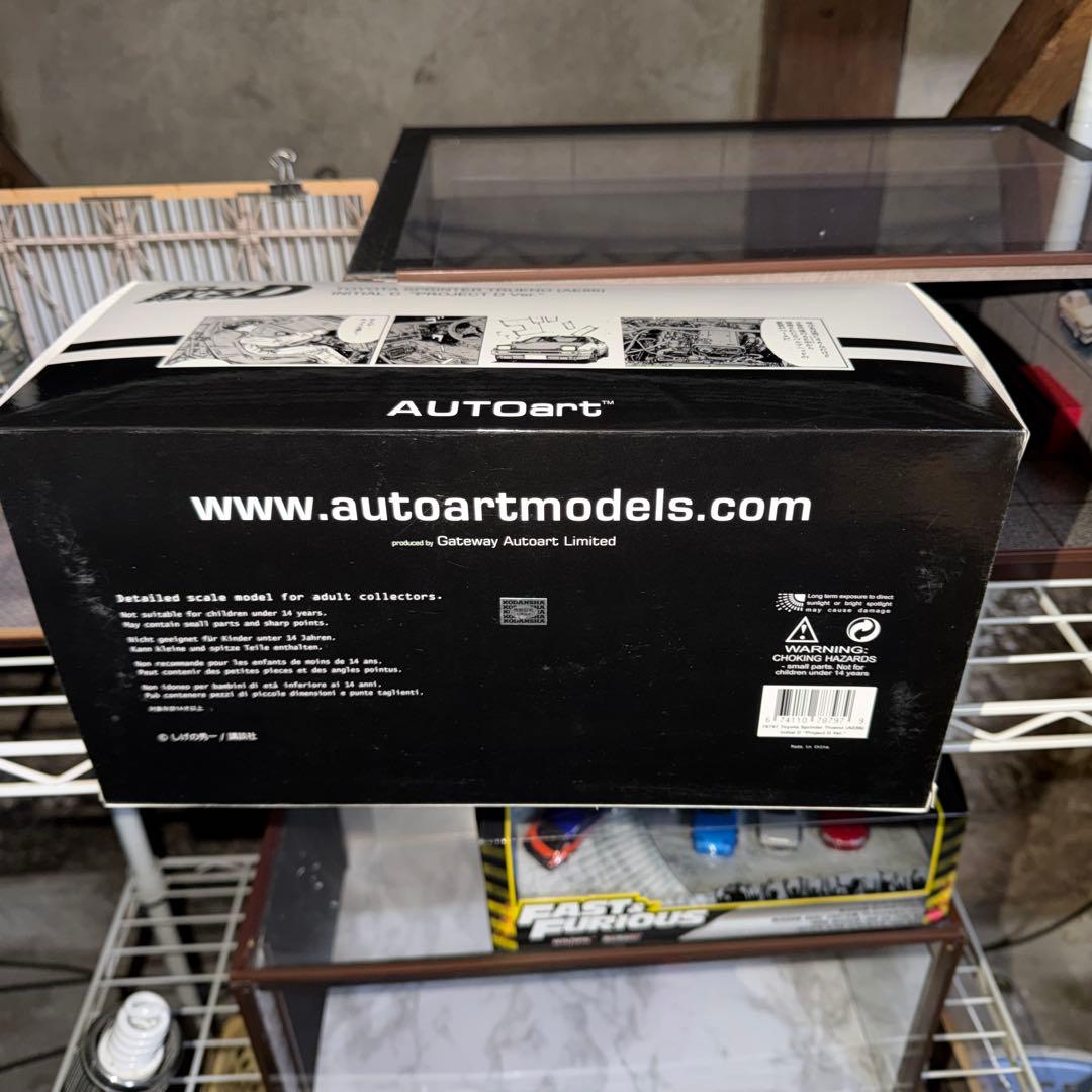 オートアート AE86 1/18　頭文字D