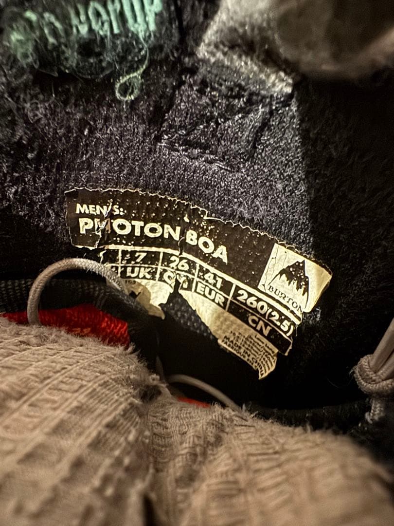 箱付きBURTON PHOTON BOA 26cm NITRO Victoria