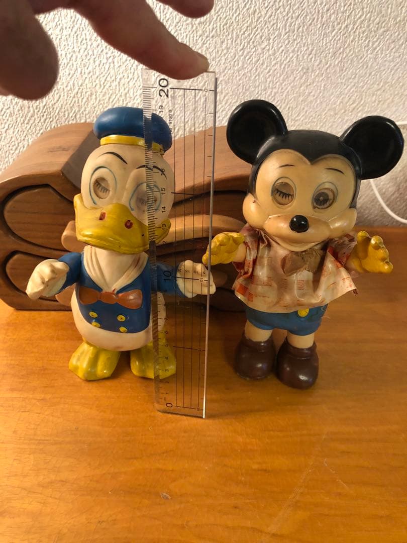 ビンテージ レトロ　ミッキーマウス　ドナルドダック　ウォルトディズニー　ソフビ