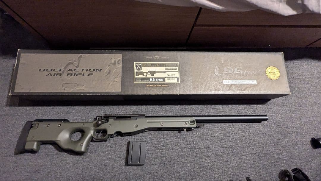 東京マルイ l96 aws スナイパーライフル スコープあり