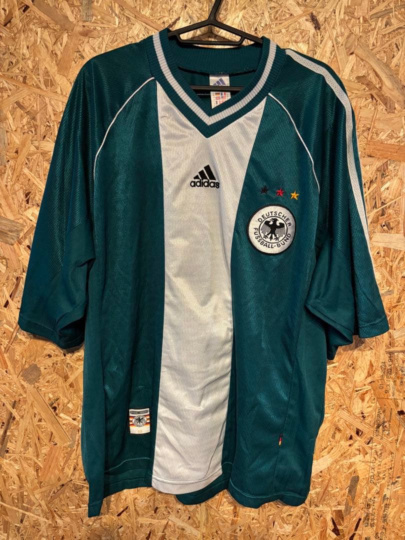 90s 98年　ドイツ代表 アウェイ ユニフォーム 緑　XL
