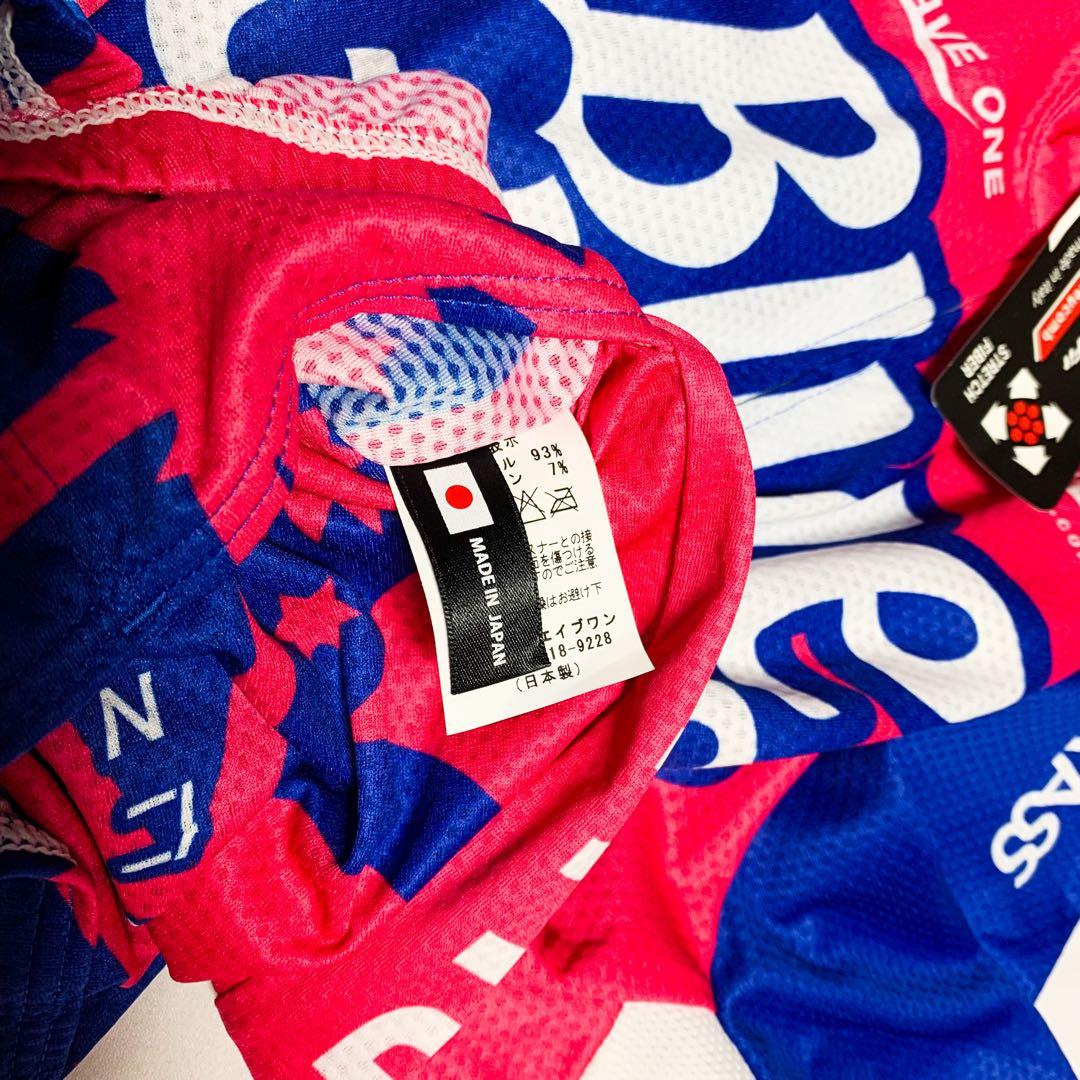 waveone ウエイブワン イタリア製レジェハニカム生地 サイクルジャージ M