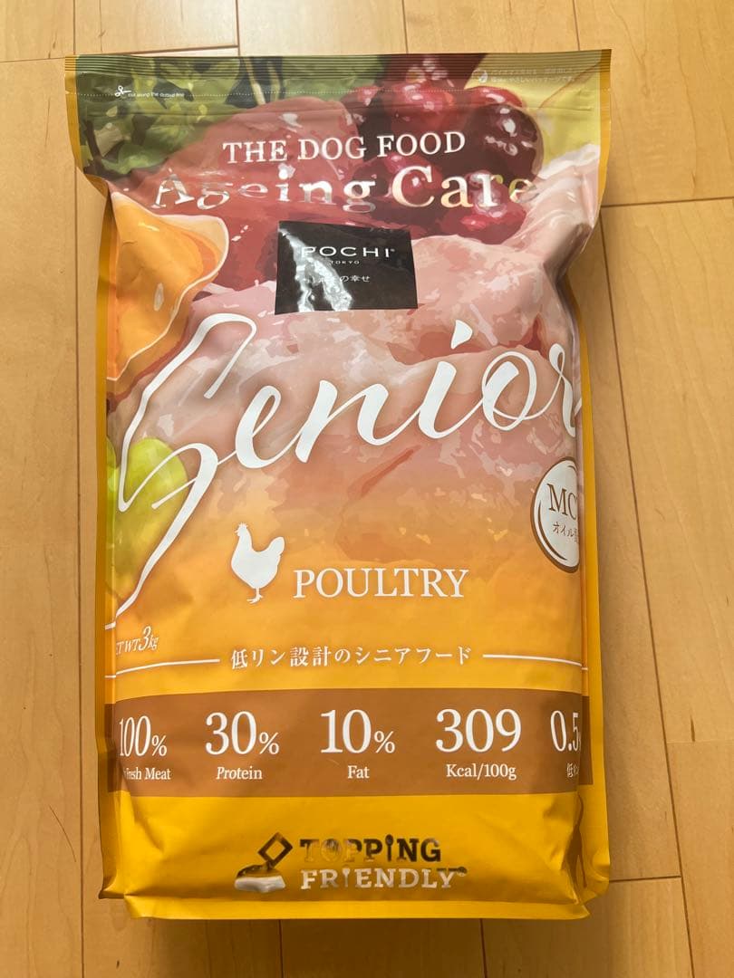 POCHI シニア ドッグフード 3種のポルトリー　3kg×2