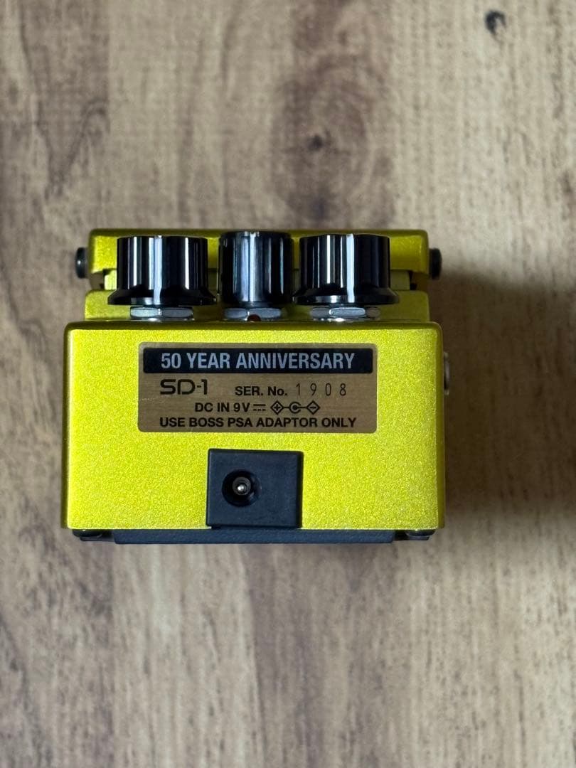 BOSS SUPER OverDrive SD-1 50周年記念カラー