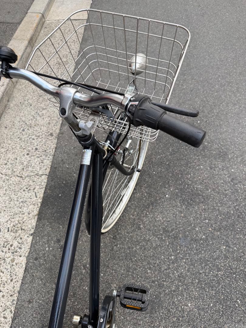 184 自転車 大阪市 【引取り限定】 美品 27インチ 変速付き