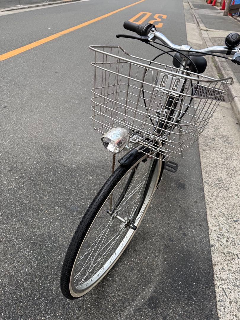 184 自転車 大阪市 【引取り限定】 美品 27インチ 変速付き