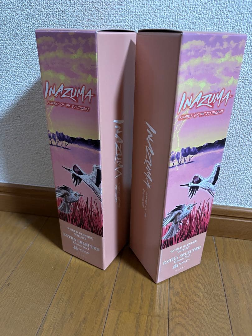 新品　INAZUMA EXTRA NO.3 ウイスキー　2本　長濱