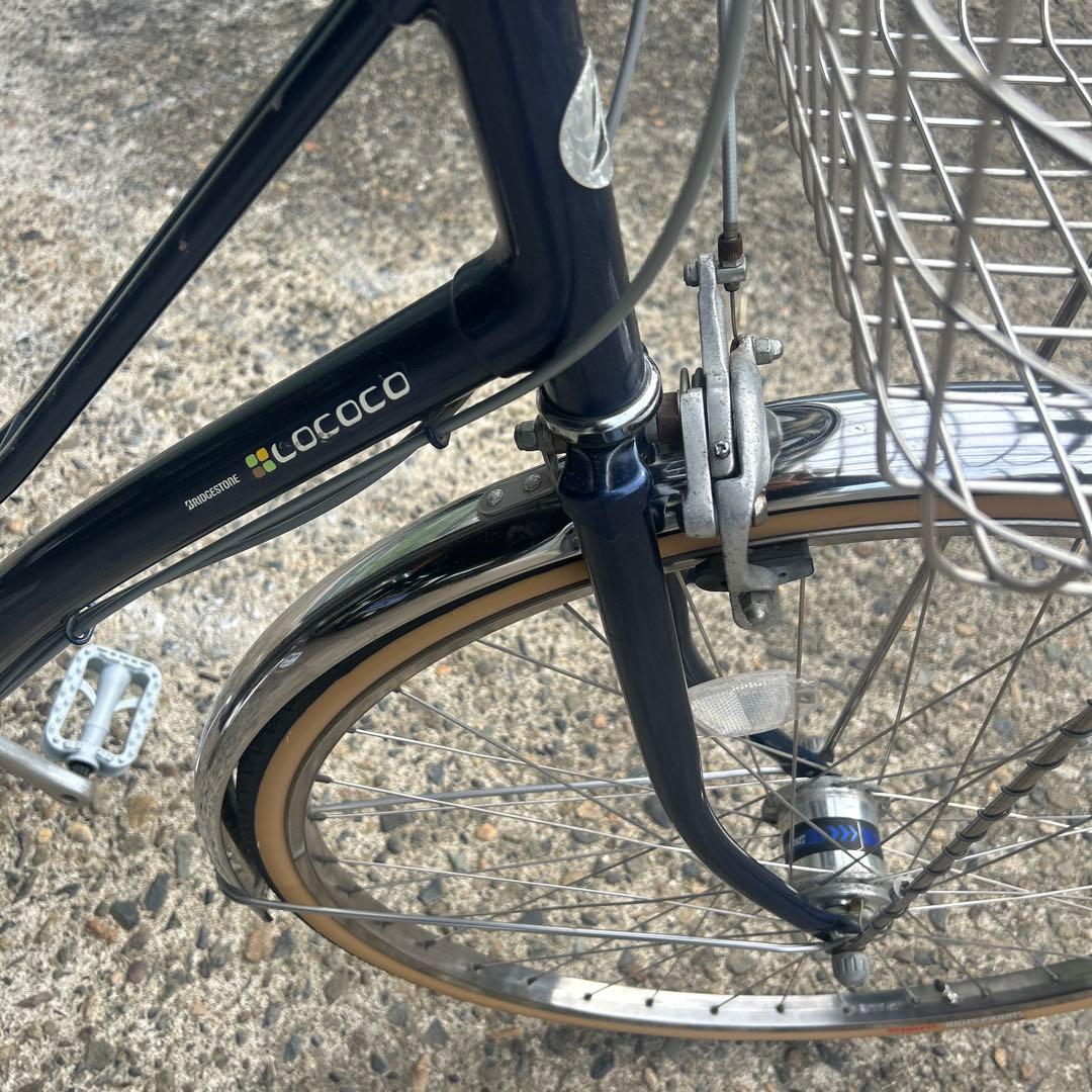 通学自転車 ブリヂストン ロココ 27インチ メンテナンス済み