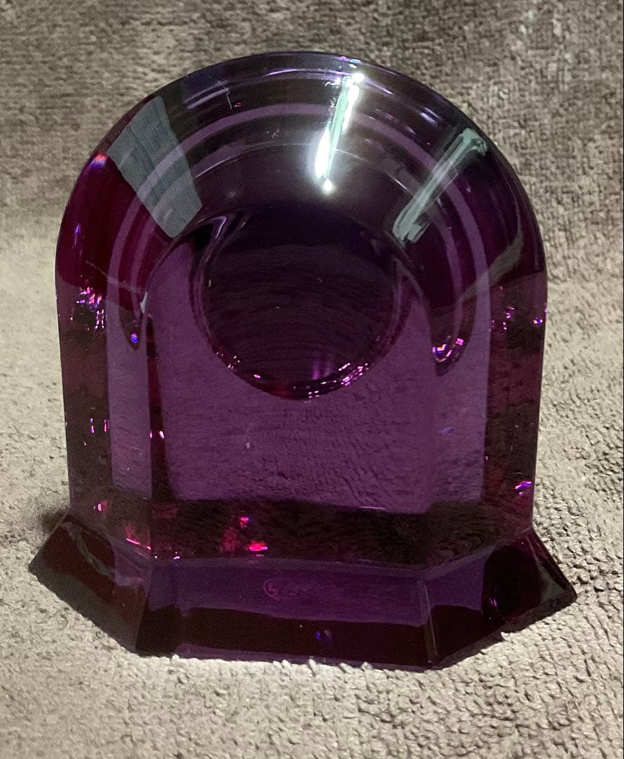 新品1970年代フランス製バカラ 置時計クリスタルガラス　 (ビンテージAAA)