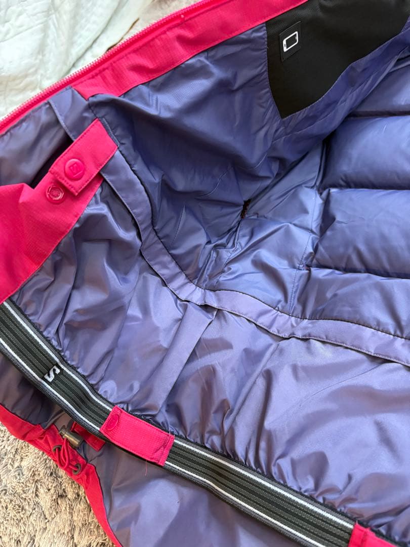 【こふ】Salomon フード付きダウンジャケット