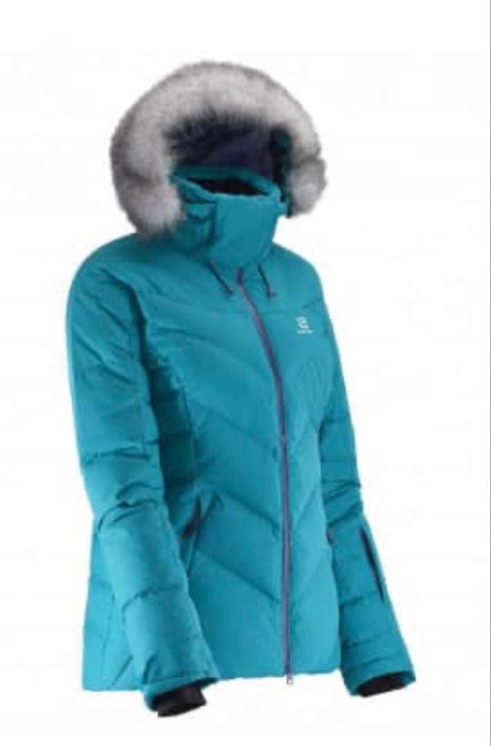 【こふ】Salomon フード付きダウンジャケット