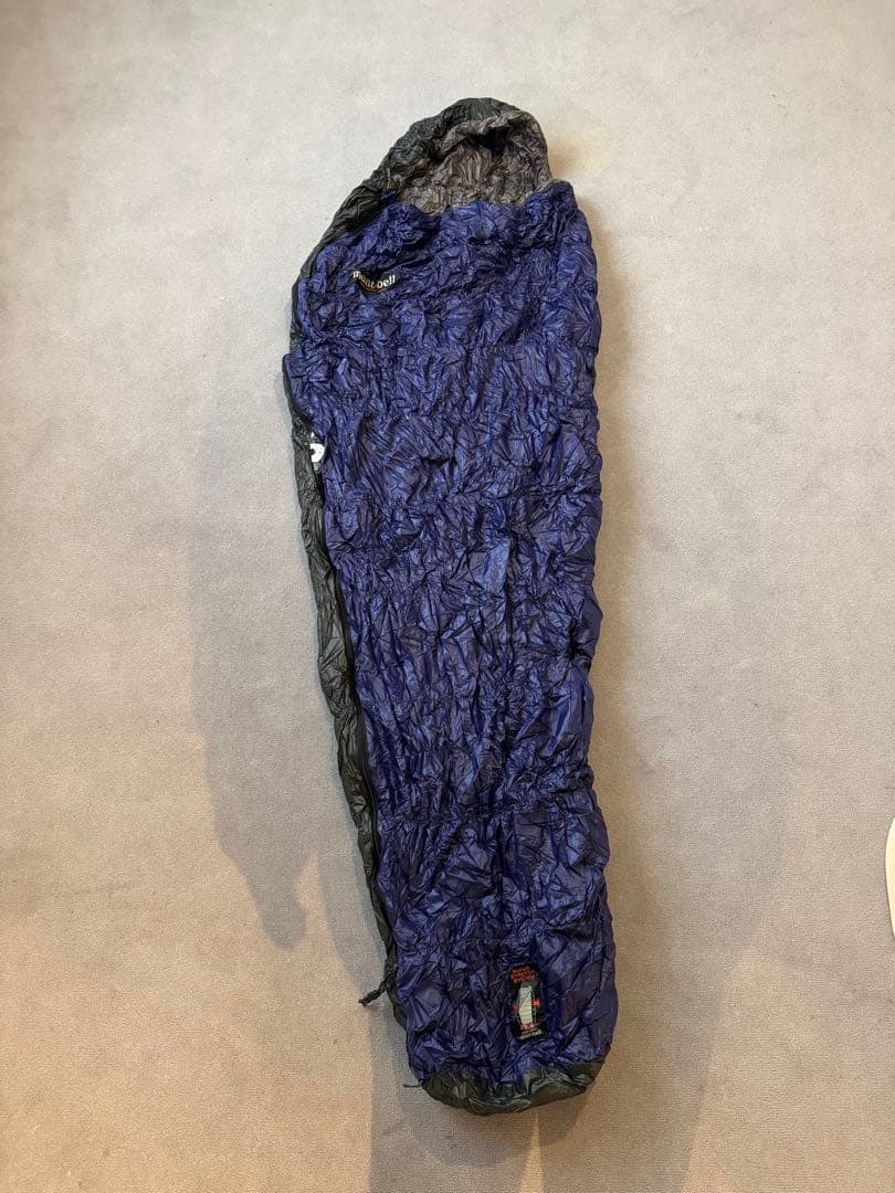 美品✨モンベル 希少なウルトラライトダウンハガー #5 寝袋 シュラフ