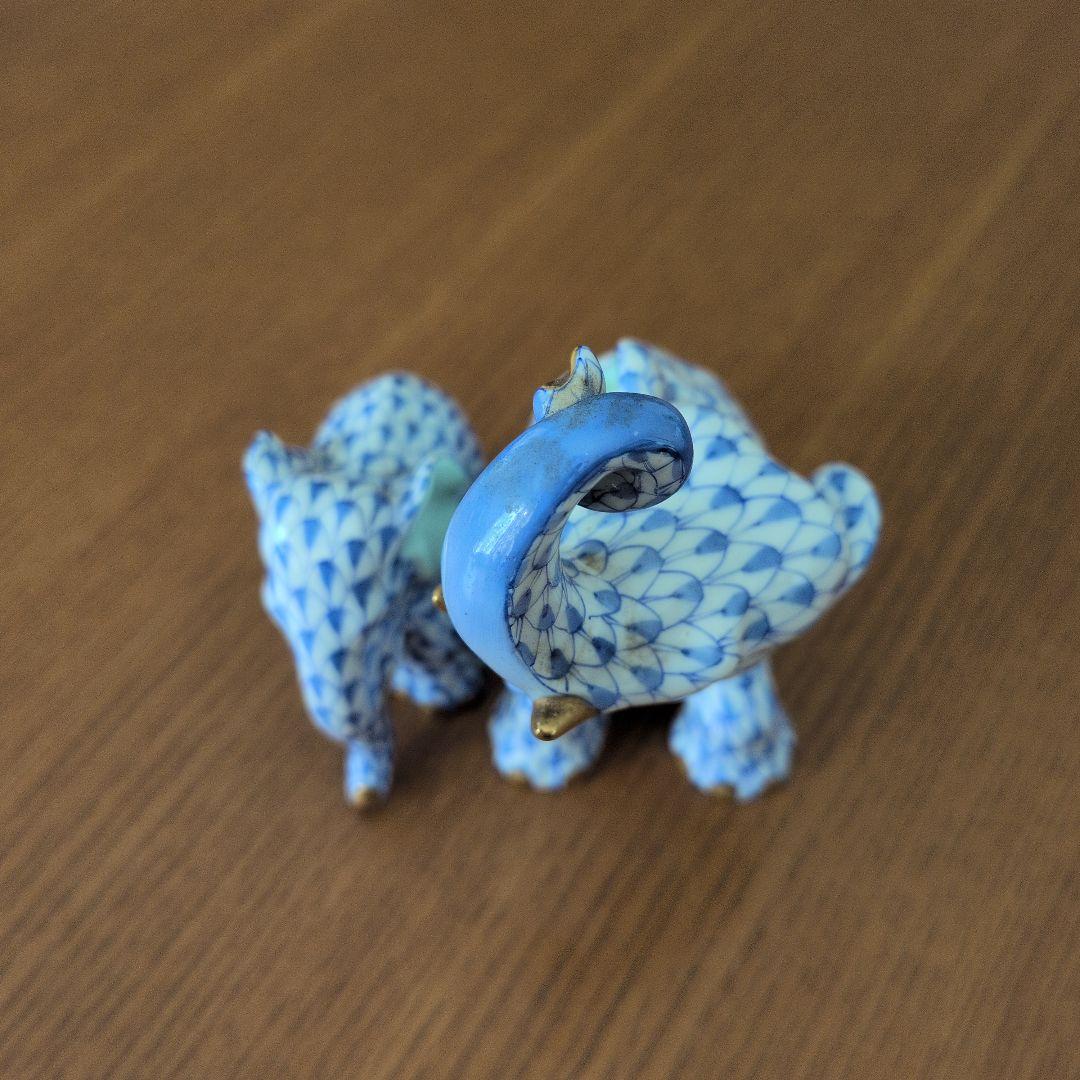 象の置物　2体セット