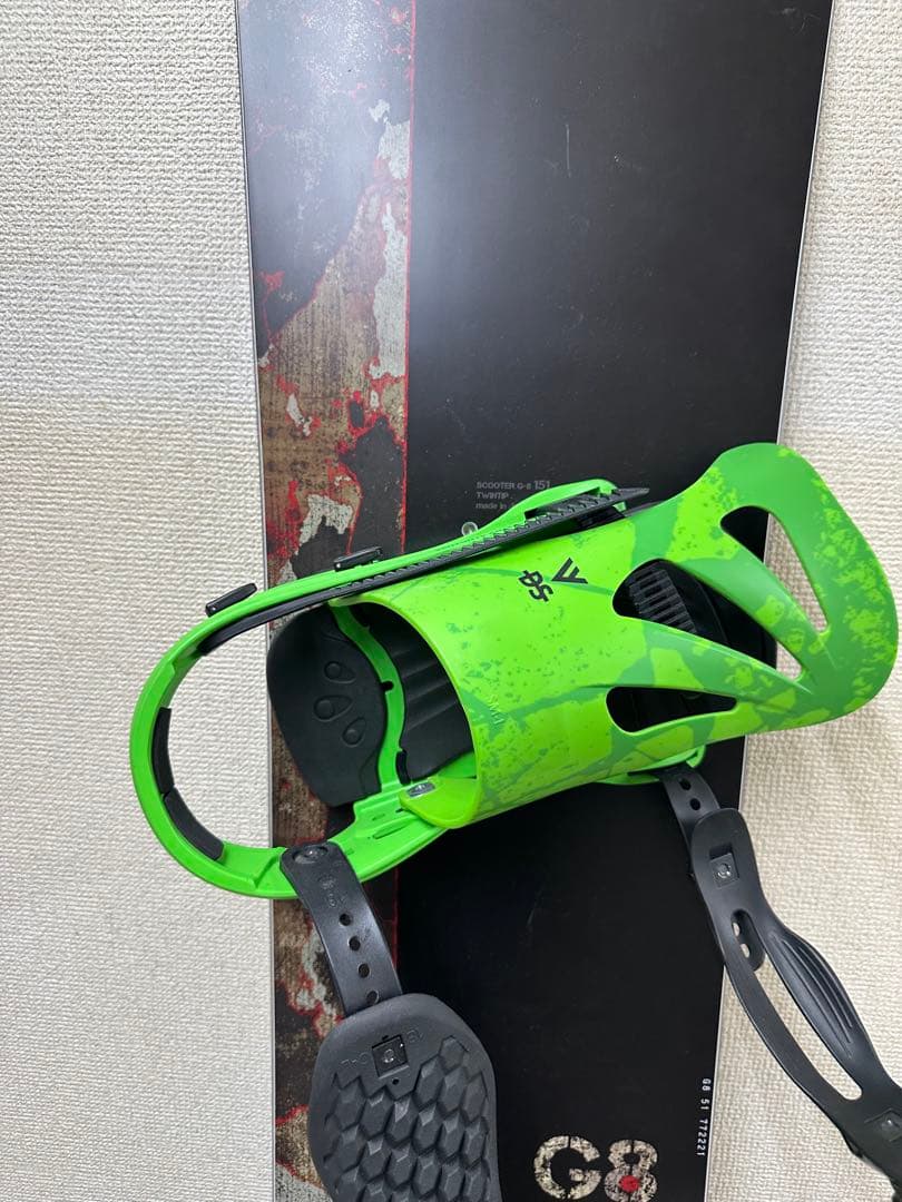 SCOOTER G-8 151cm & FLUX DS スノーボードセット