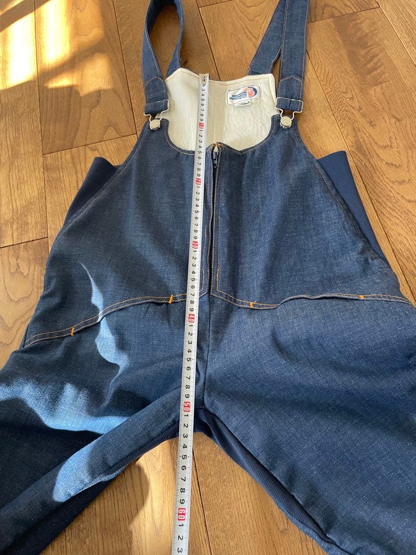 【USA製】オーバーオールスノーウェア　ブーツカットデニムサロペット　フレア