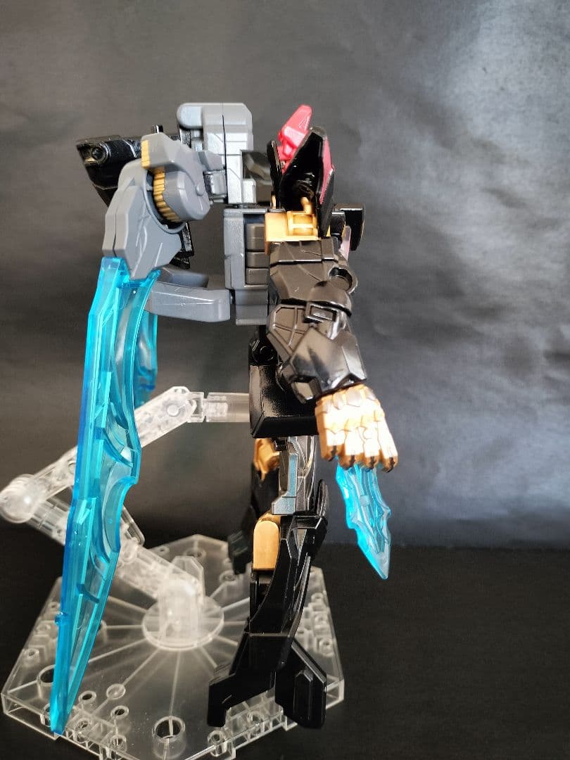 テガソード　ミニプラ　全塗装　オリジナルカラーレオンバスター　ティラノハンマー