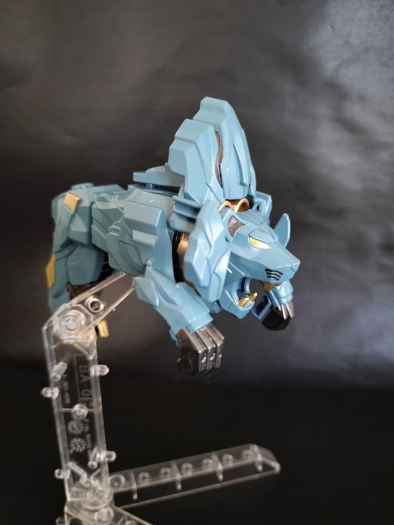 テガソード　ミニプラ　全塗装　オリジナルカラーレオンバスター　ティラノハンマー