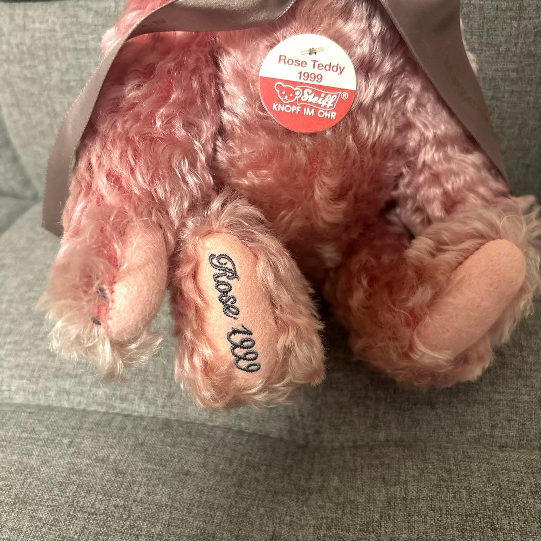 シュタイフ 年代物 1999年 ローズ テディベア 444/1500 ぬいぐるみ