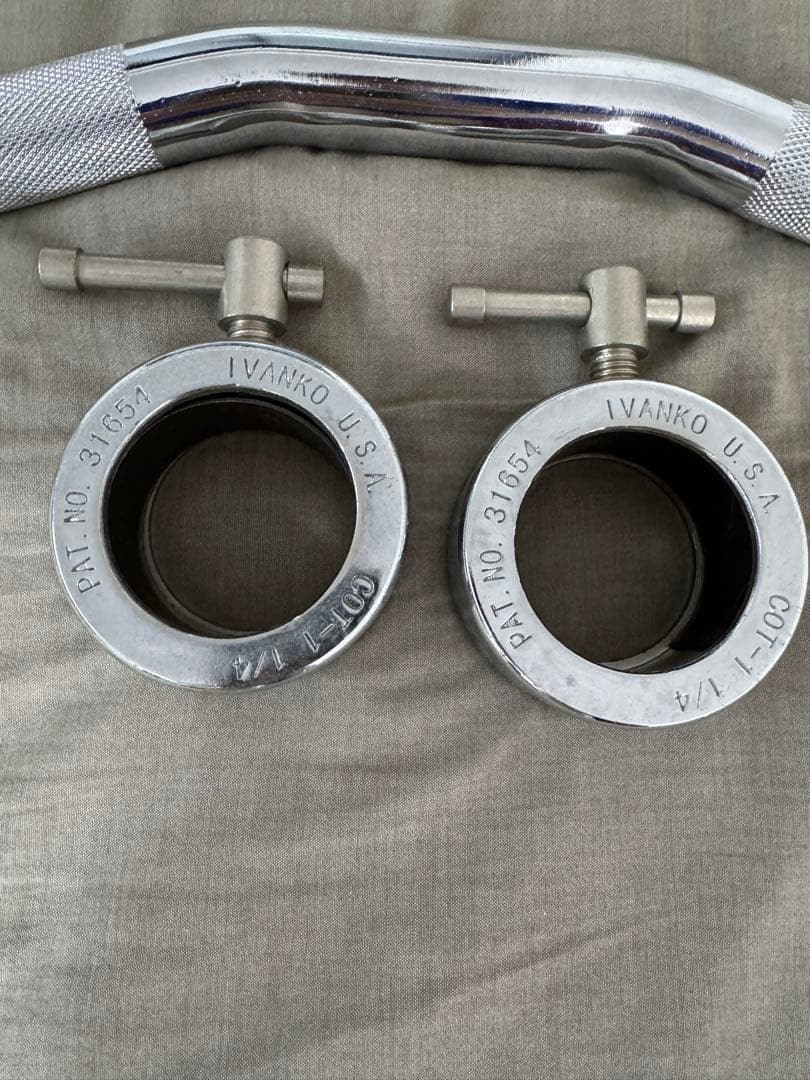 イヴァンコIVANKO オリンピックアームカールバー　美品　カラー付き