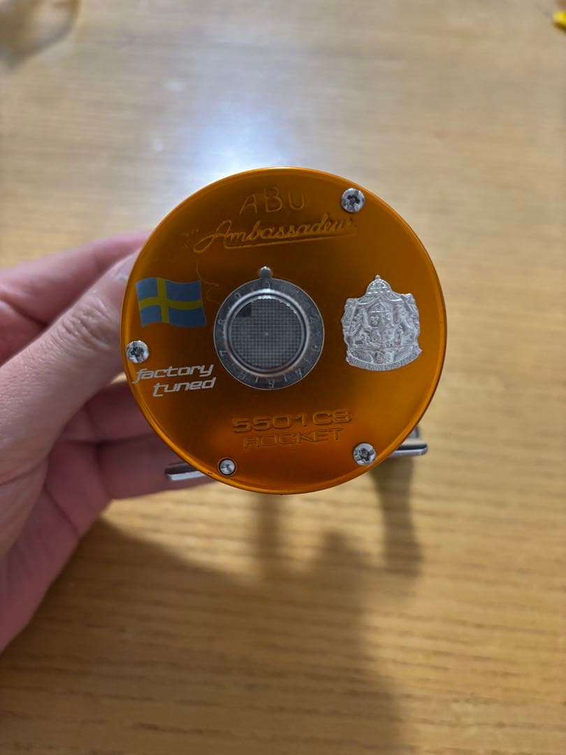 アブガルシア アンバサダー5501CS ROCKET サンセットオレンジ