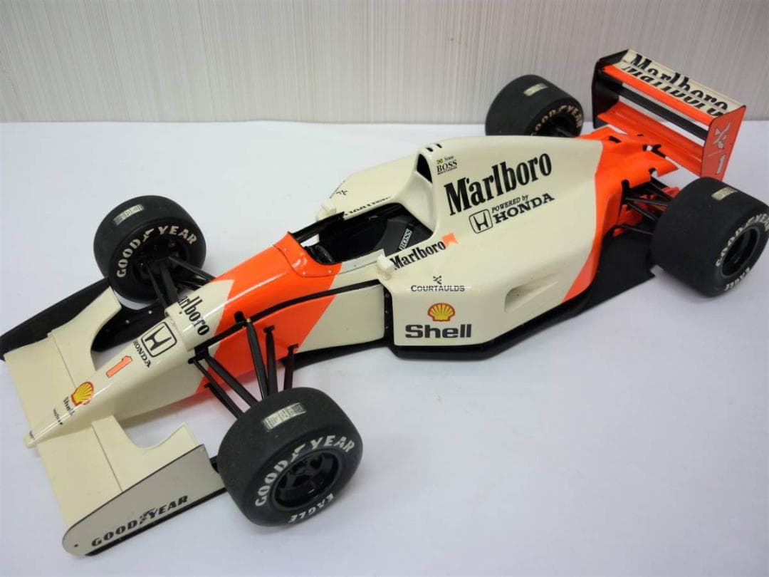 ④ タミヤ 1/20 MP4/7 セナ マクラーレン ホンダ 塗装済 完成品 a