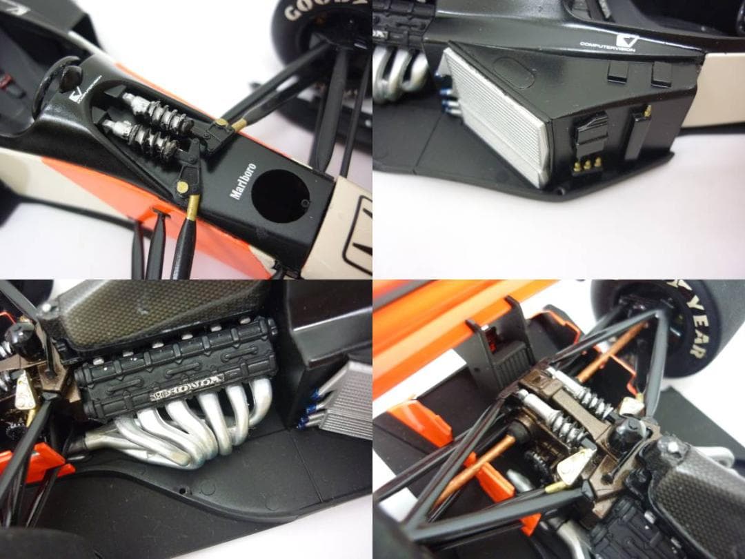 ④ タミヤ 1/20 MP4/7 セナ マクラーレン ホンダ 塗装済 完成品 a