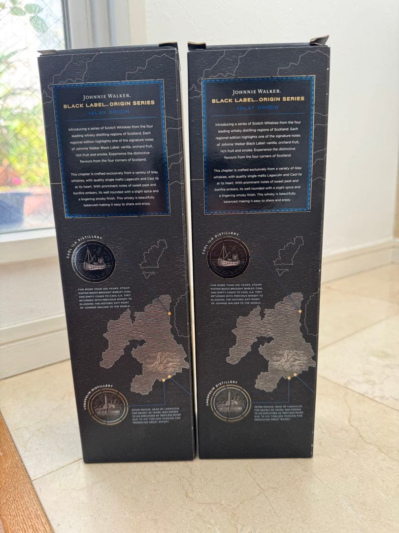 ジョニーウォーカー ブラックラベル 12年 アイラオリジン 2本セット