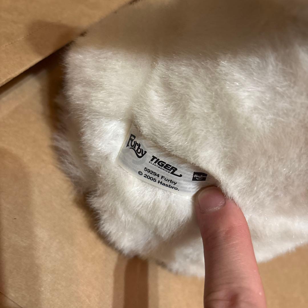 ニ*ン様 ファービー2 スノーボール 青目　英語　動作未確認　ホワイト×ブルー