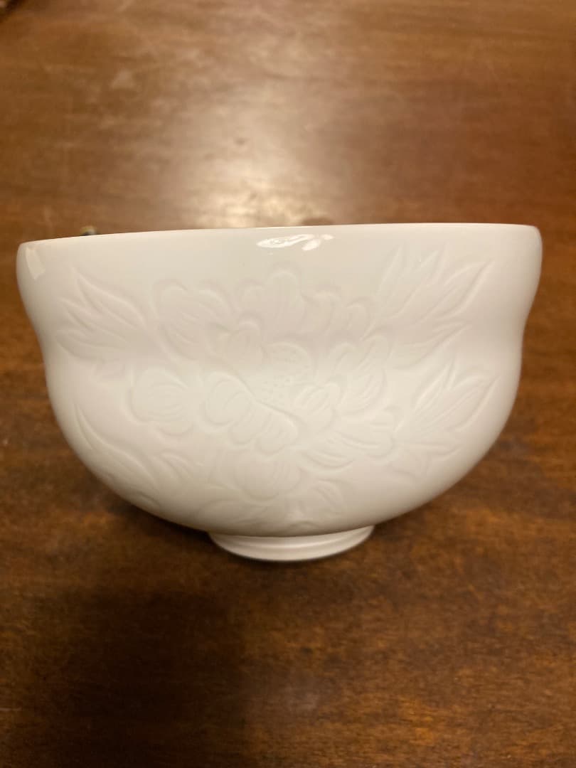 白磁茶器　初代　奥川忠右エ門造