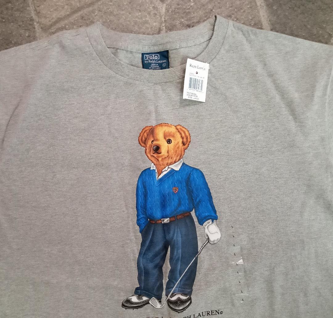 90's POLO ラルフローレン　GOLF ポロベアＴシャツ　3枚セット