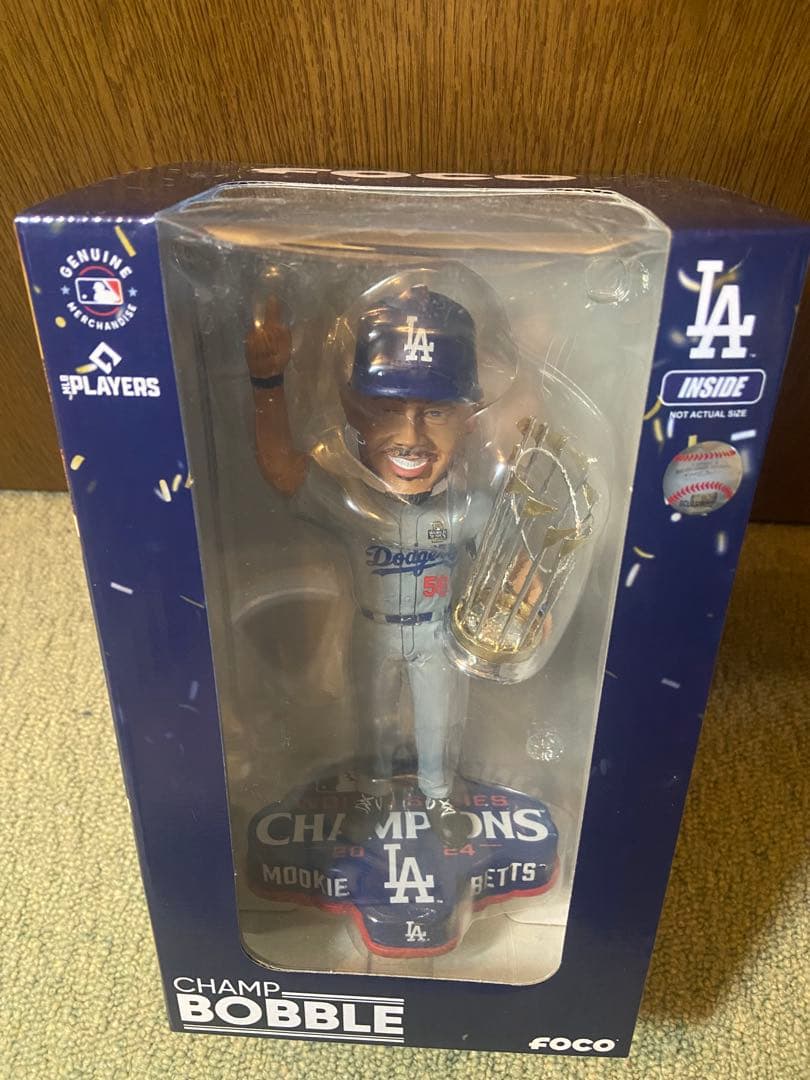 MLB ボブル 2024年 WSチャンピオン M・ベッツ/ドジャース