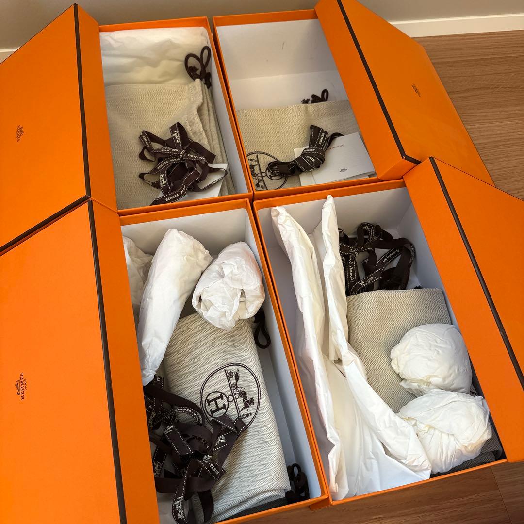 エルメス靴空箱空き箱シューズ袋付きまとめ売りセット