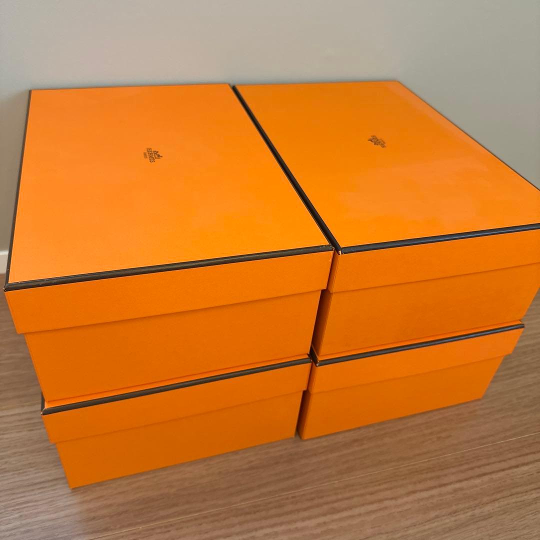 エルメス靴空箱空き箱シューズ袋付きまとめ売りセット