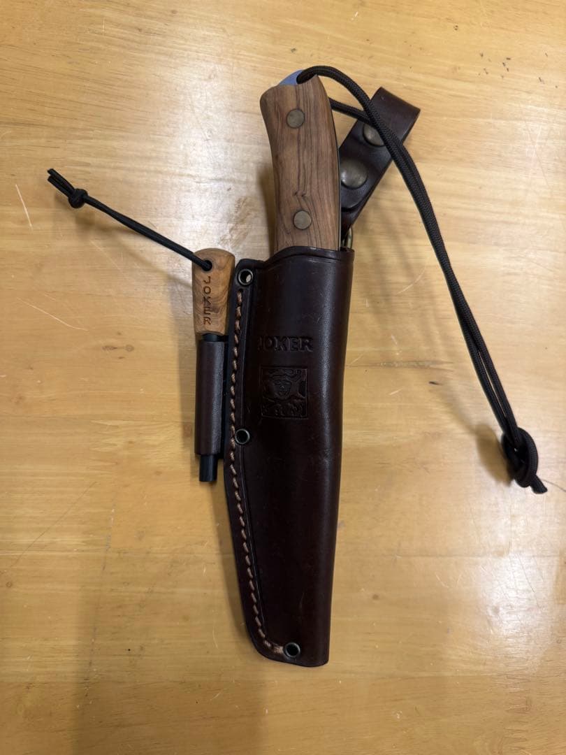 ジョーカー エンバー スカンジエッジ ブッシュクラフトナイフ