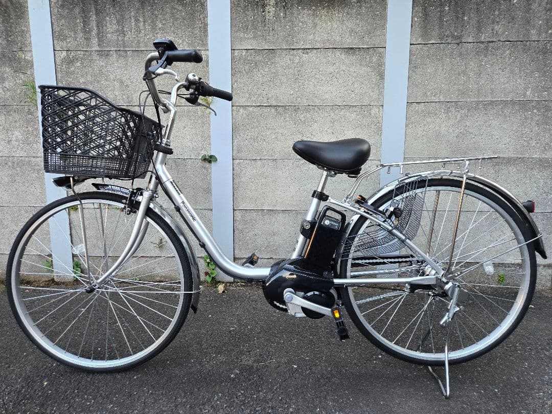 Panasonic　電動 アシスト 自転車 シルバー ノーパンクタイヤ (新品)