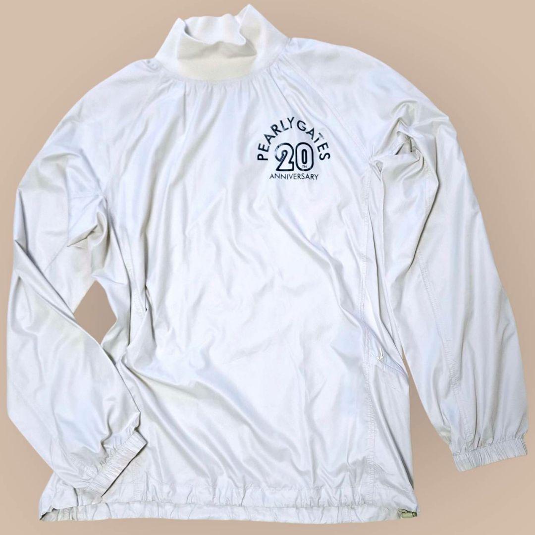 パーリーゲイツ スニード ポリエステル　XL アイボリー 極薄 手洗い洗濯済