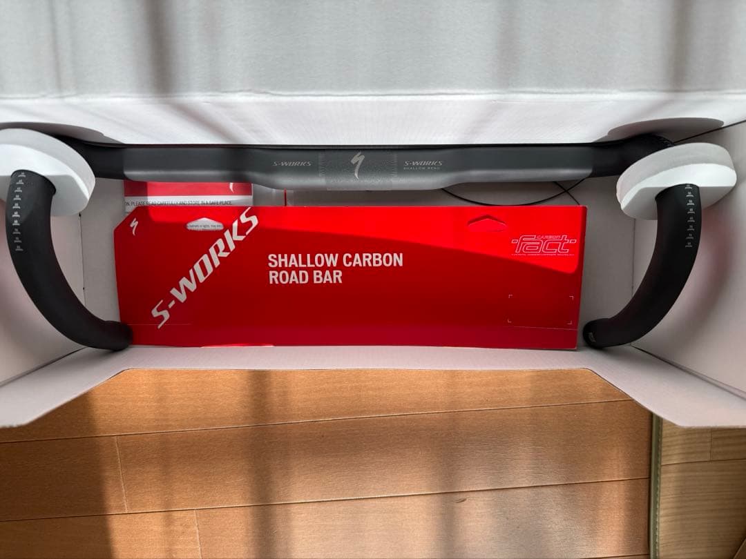 パーツ S-Works Shallow Carbon Road Bar 400mm