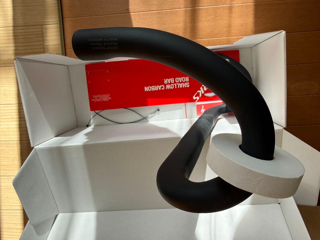 パーツ S-Works Shallow Carbon Road Bar 400mm