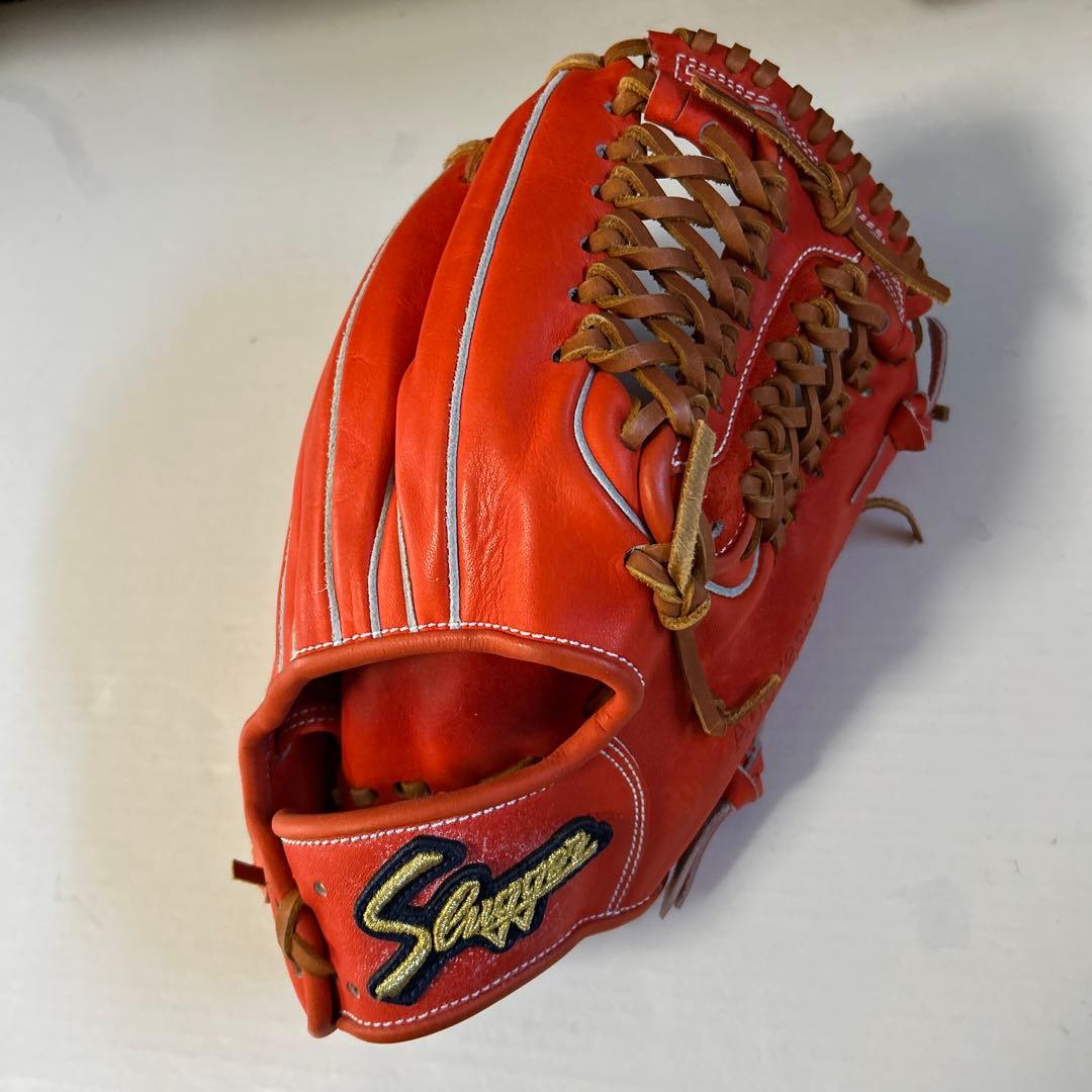 久保田スラッガー 硬式グローブ 内野手 KSG-T1 Fオレンジ鳥谷選手モデル
