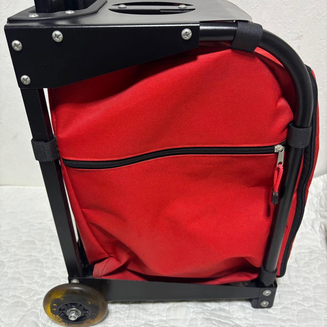 【希少色】zuca ズーカ キャリー 座れるキャリーケース 2輪 光るタイヤ