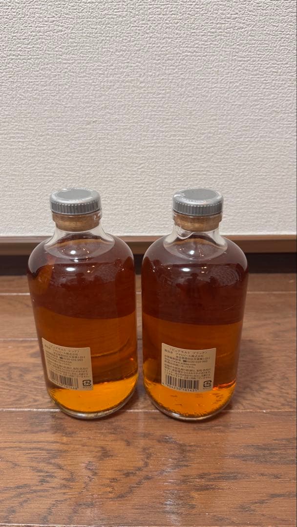 ニッカウヰスキー ピュアモルト　ブラック　レッド 500ml 2本セット