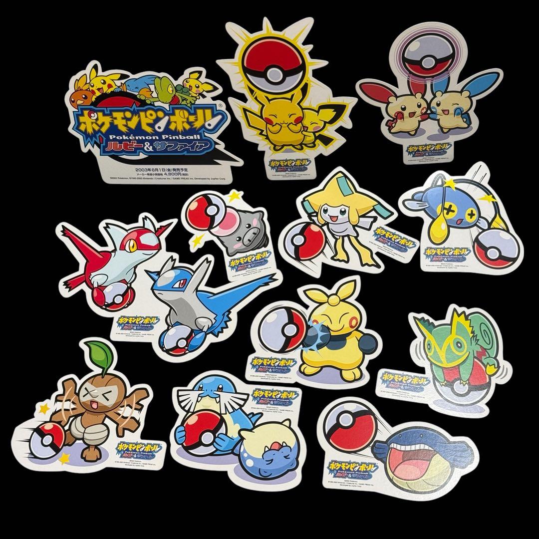 【希少☆美品】ポケモン ピンボール ルビー＆サファイア 店頭販促用POP