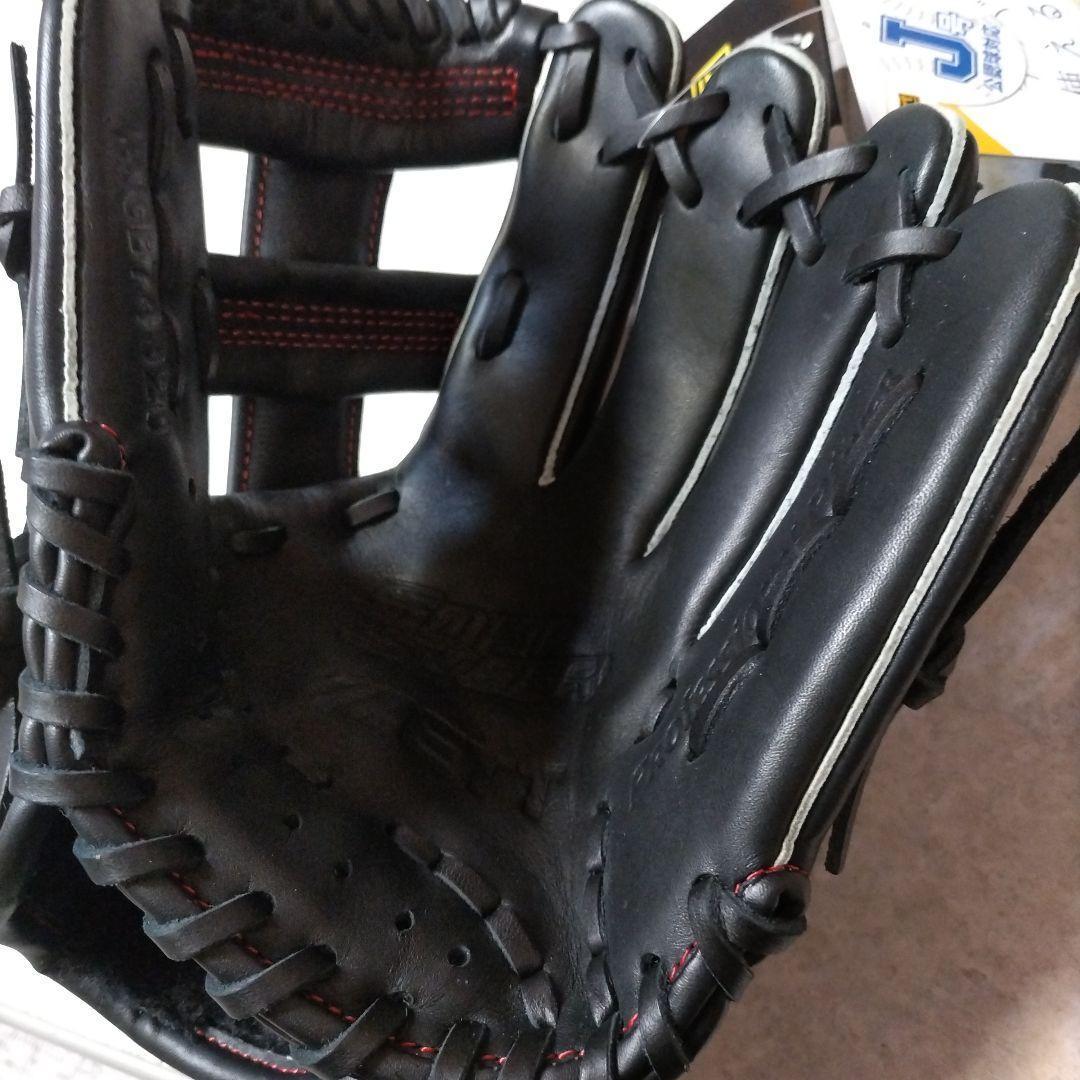 サイズS【2023年製】少年用　軟式用グローブ　ゼット　ブラック　柔らか