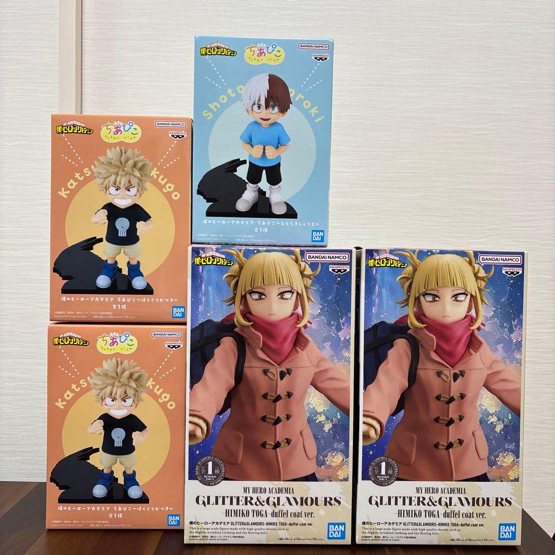 ヒロアカ フィギュア 5点 まとめ売り トガヒミコ ちあぴこ 爆豪勝己 轟焦凍