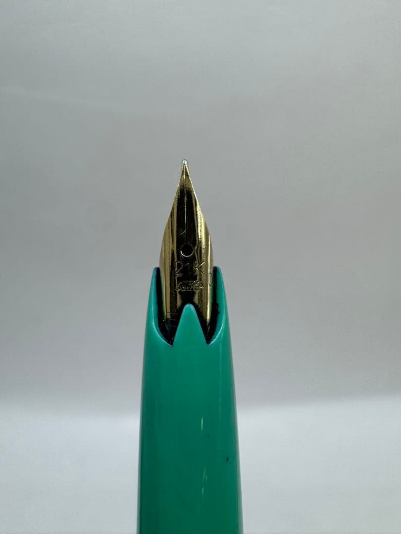 万年筆　sailor セーラー　ペン先　21k シルバー　グリーン