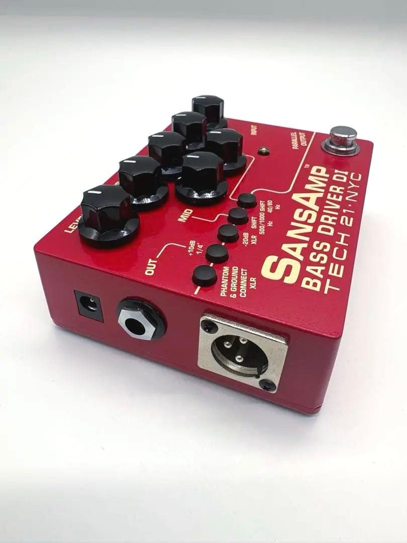 SansAmp BASS D DI 未使用　限定色　赤
