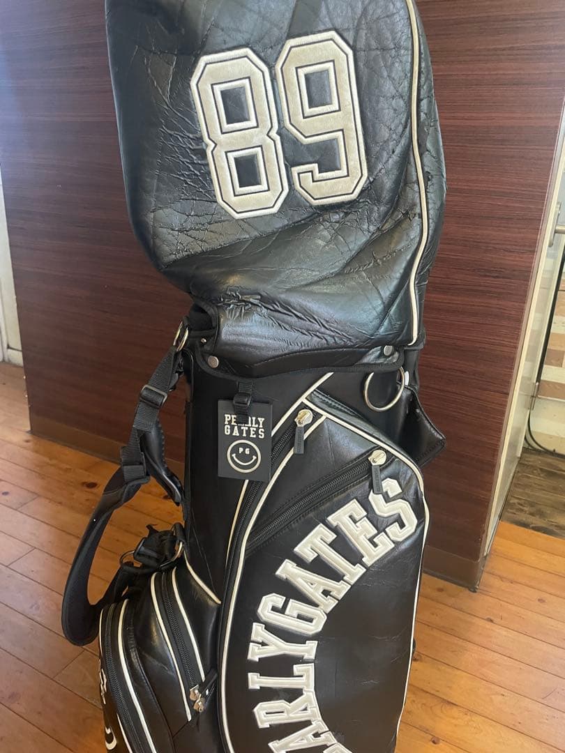 PEARLY GATES ブラックキャディバッグ 1998