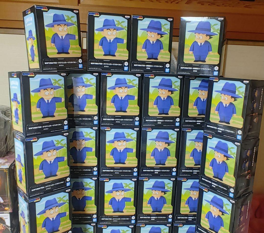 22個　ドラゴンボール　ソフビ　スーツスタイル　悟空　クリリン　フィギュア