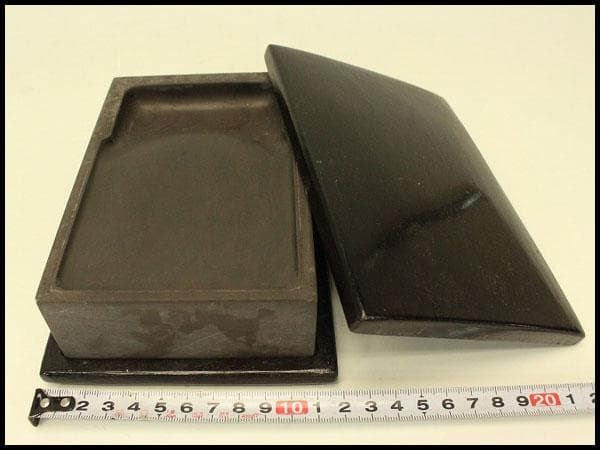 中国美術 端渓 硯 文房四宝(A921)